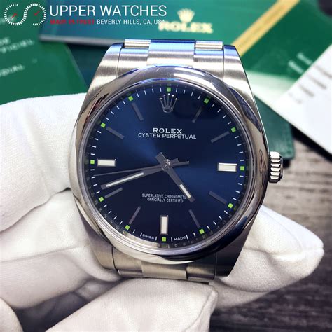 rolex 114300 blue|rolex oyster perpetual size chart.